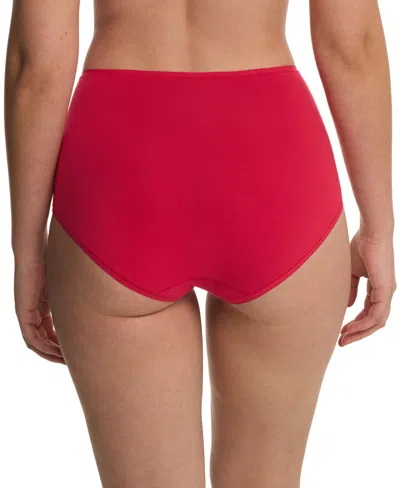Natori Women's Bliss Bare Cotton High-waist Brief Underwear 778346 In Red