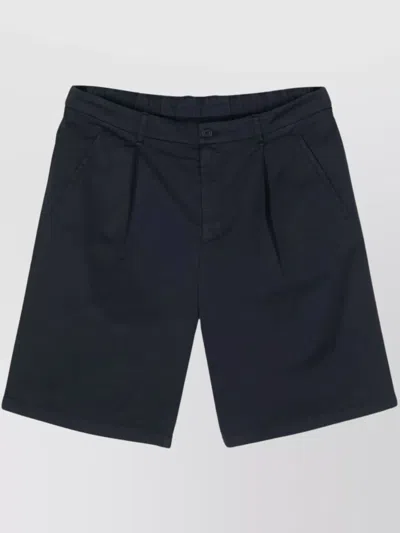 Giorgio Armani Casual Shorts With Pockets And Loops In Black