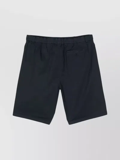 Giorgio Armani Casual Shorts With Pockets And Loops In Black