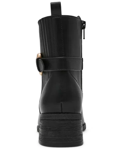 Dv Dolce Vita Women's Dagger Buckle Chelsea Booties In Black