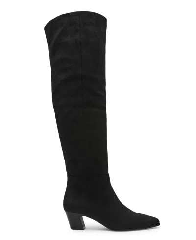 Dv Dolce Vita Women's Stryker Over-the-knee Pull On Heeled Boots In Black