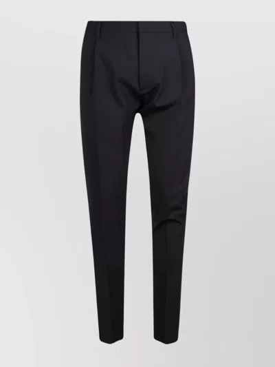 Dsquared2 Tailored Trousers With Pockets And Loops In Black
