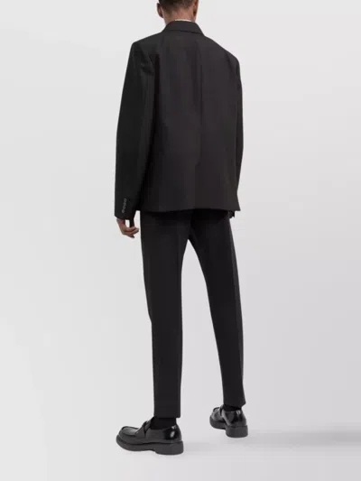 Dsquared2 Tailored Trousers With Pockets And Loops In Black
