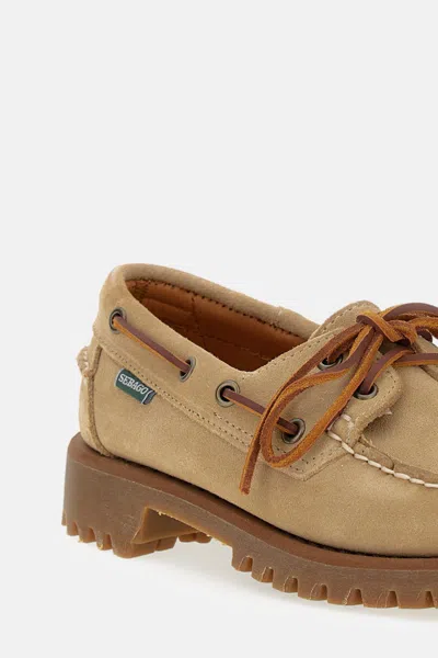 Sebago Ranger Suede Loafers For Women In Neutral