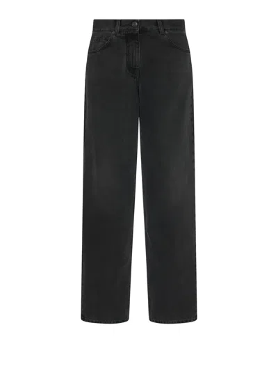 The Row Landais Rigid High-rise Bootcut Jeans In Black