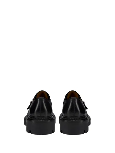 Christian Louboutin Black Calf Leather Sandals In Black