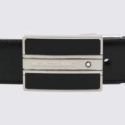 Montblanc Rectangular-buckle Belt In Black
