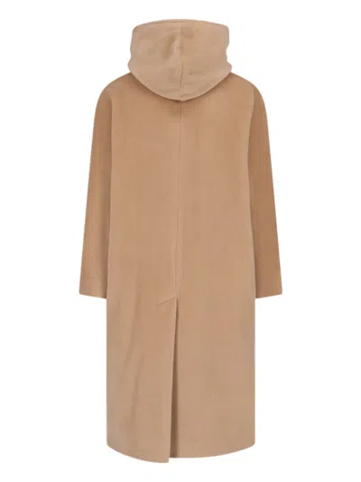 Tagliatore Structured Tailored Coat With Classic Silhouette In Brown