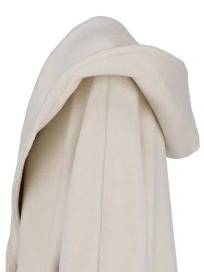 Tagliatore Minimalist White Jacket With Classic Collar And Tailored Fit In White