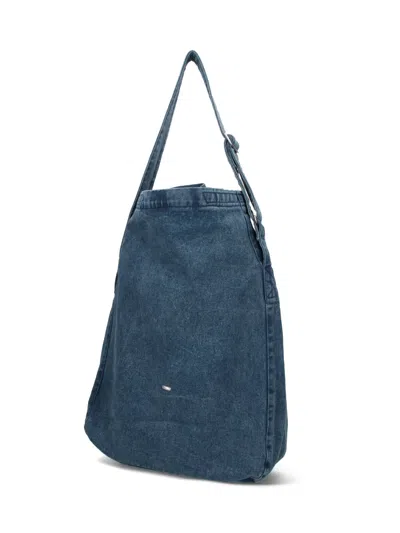 Our Legacy Versatile Shoulder Bag Adjustable Strap Top Handle In Blue