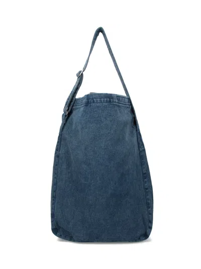 Our Legacy Versatile Shoulder Bag Adjustable Strap Top Handle In Blue