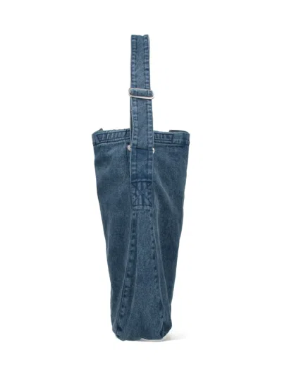 Our Legacy Versatile Shoulder Bag Adjustable Strap Top Handle In Blue