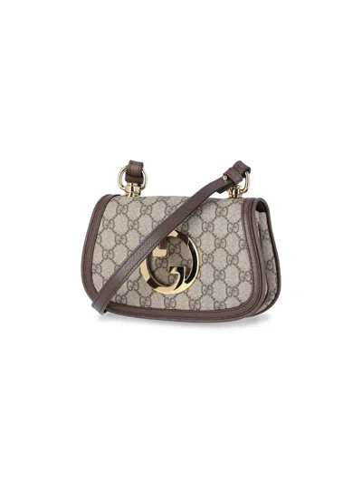 Gucci Neutral Blondie Mini Shoulder Bag In Neutral