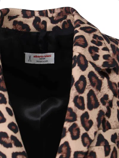 Alberto Biani Stylish Blazer With Front Pockets And Notched Lapels In Multi