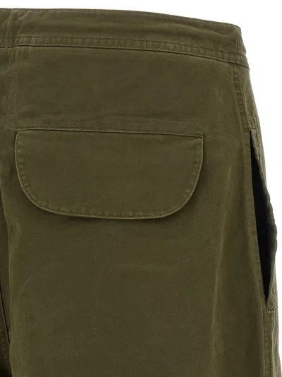 Entire Studios Barren Cargo-pocket Trousers In Green