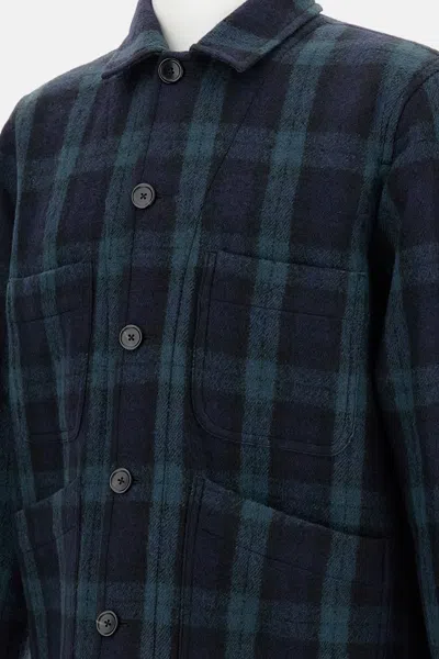 Paul Smith Checked Blazer With Button Front And Pockets In Multi