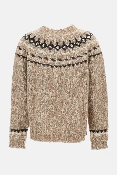 P.a.r.o.s.h Parosh Moline` Round Neck Sweater In Neutral
