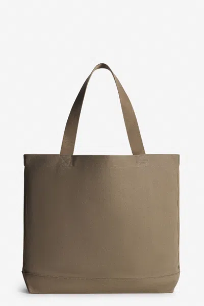 Maison Kitsuné Maison Kitsun Stunt Foxe Tote In Brown