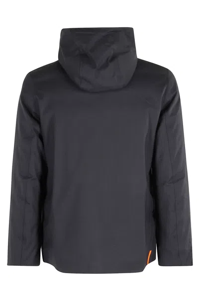 Rrd - Roberto Ricci Design Montecristo Duck Hood Zip Soft Jkt In Black