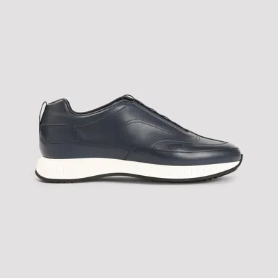 John Lobb Stylish Sneakers With Contrast Sole And Pull Tab