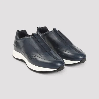 John Lobb Stylish Sneakers With Contrast Sole And Pull Tab