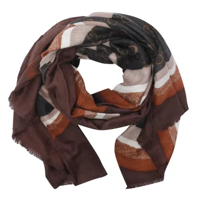 Liu •jo Logo Stole In Multi