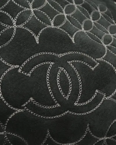 Pre-owned Chanel Cc Mouton Chain Bag In Black