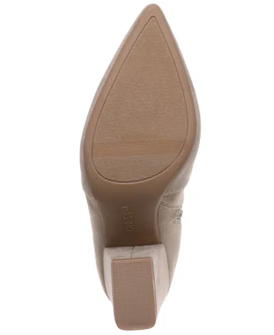 On 34th Women's Lydiaa Pointed-toe Block-heel Booties, Created For Macy's In Neutral