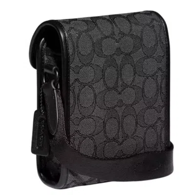Coach Charter North/south Crossbody With Hybrid Pouch In Black