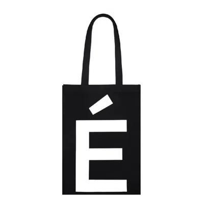 Etudes Studio Etudes Volumetric Branding Tote In Black