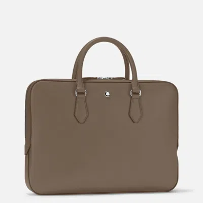 Montblanc Sartorial Thin Document Case In Brown