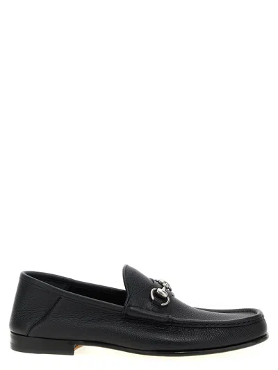 Gucci Men Horsebit Moccasin 1953 In Black