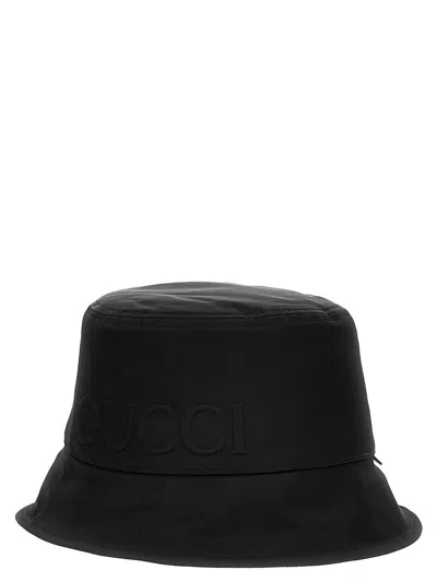 Gucci Women Logo Bucket Hat In Black