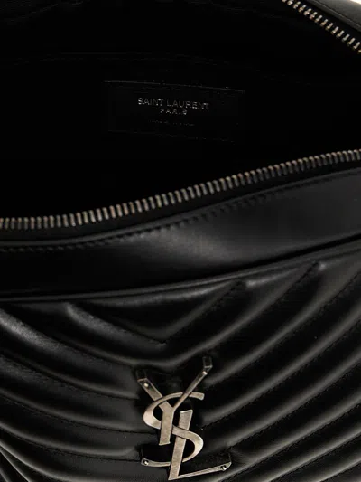 Saint Laurent Camera Bag Lou Crossbody Bag In Black