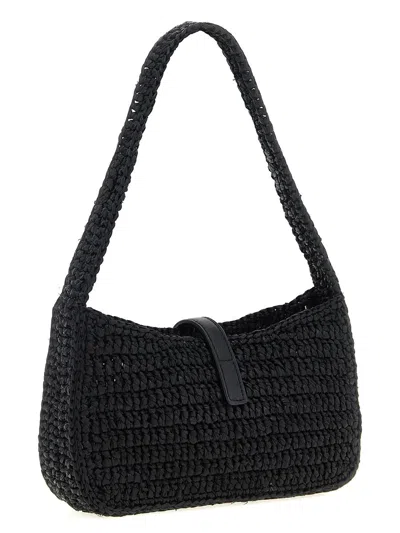 Saint Laurent Black Le 5 7 Mini Shoulder Bag In Black