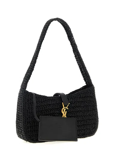 Saint Laurent Black Le 5 7 Mini Shoulder Bag In Black