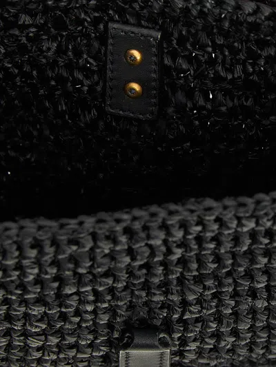 Saint Laurent Black Le 5 7 Mini Shoulder Bag In Black