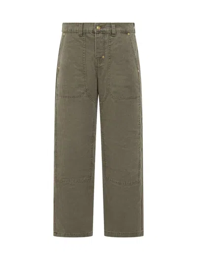 Dickies Threads Military Green Straight Leg Pants In Brown