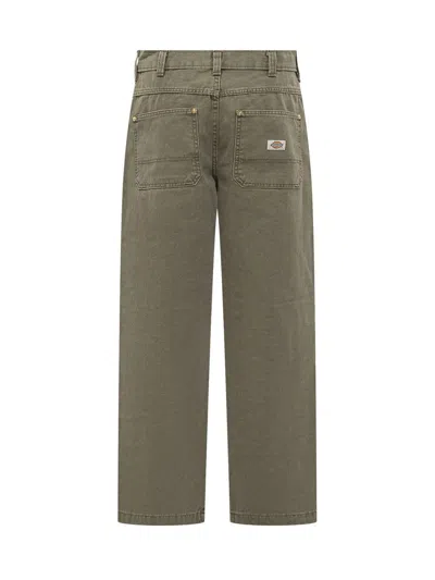 Dickies Threads Military Green Straight Leg Pants In Brown