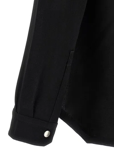 Rick Owens Larry Fogpocket Shirt And Blouse Black In Black
