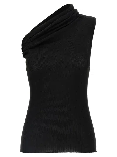 Rick Owens Athena Tops Black In Black