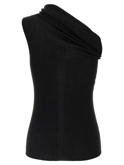 Rick Owens Athena Tops Black In Black
