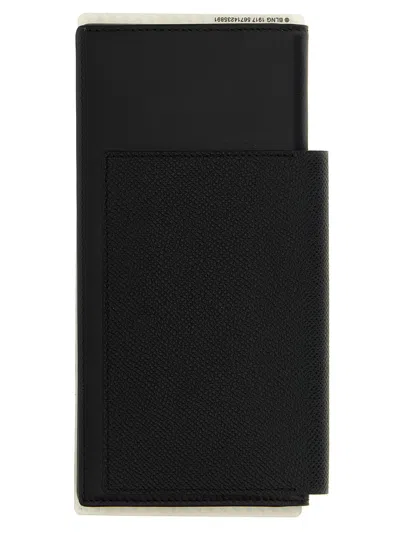 Balenciaga Passport Matte Soft Leather Phone Holder In Brown