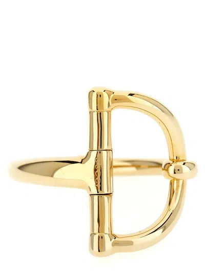 Gucci Open Design Staffa Bracelet Accessory In Gold