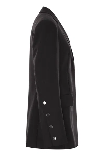 Sportmax Ranghi Stretch Wool Jacket By In Black