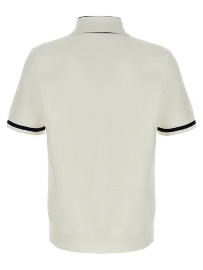 Gucci Intarsia Design Polo Shirt With Contrast Trim In Multi