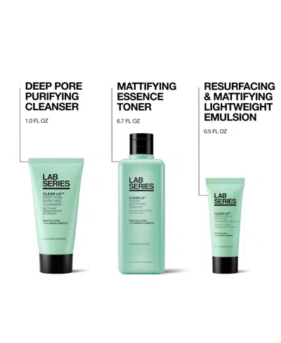 Lab Series Clear Ls Let's Clear Things Up Men's Skincare Gift Set In Multi