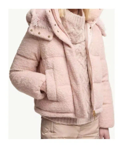 Moncler Virieu Puffer Jacket In Pink