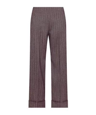 Seventy Trousers Bordeaux In Black