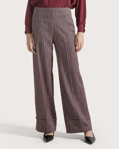 Seventy Trousers Bordeaux In Black